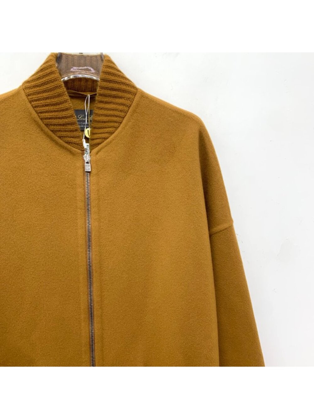 Loro Piana Dark Brown Cashmere Zip-Up Jacket - Picture 3 of 8